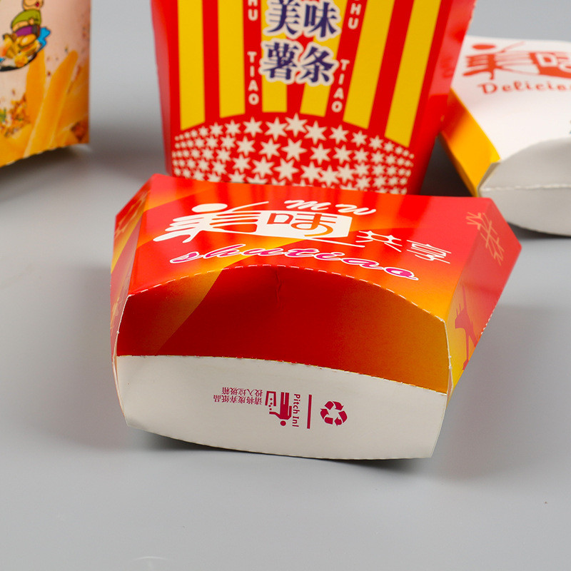 Triangle French Fries Bag / 三角形薯条袋 (25 Pcs ±) Packaging Lunch Box & Burger  Box Pop Corn / French Fries Box Perak, Malaysia, Ipoh, Batu Gajah Supplier,  Wholesaler, Supply, Supplies