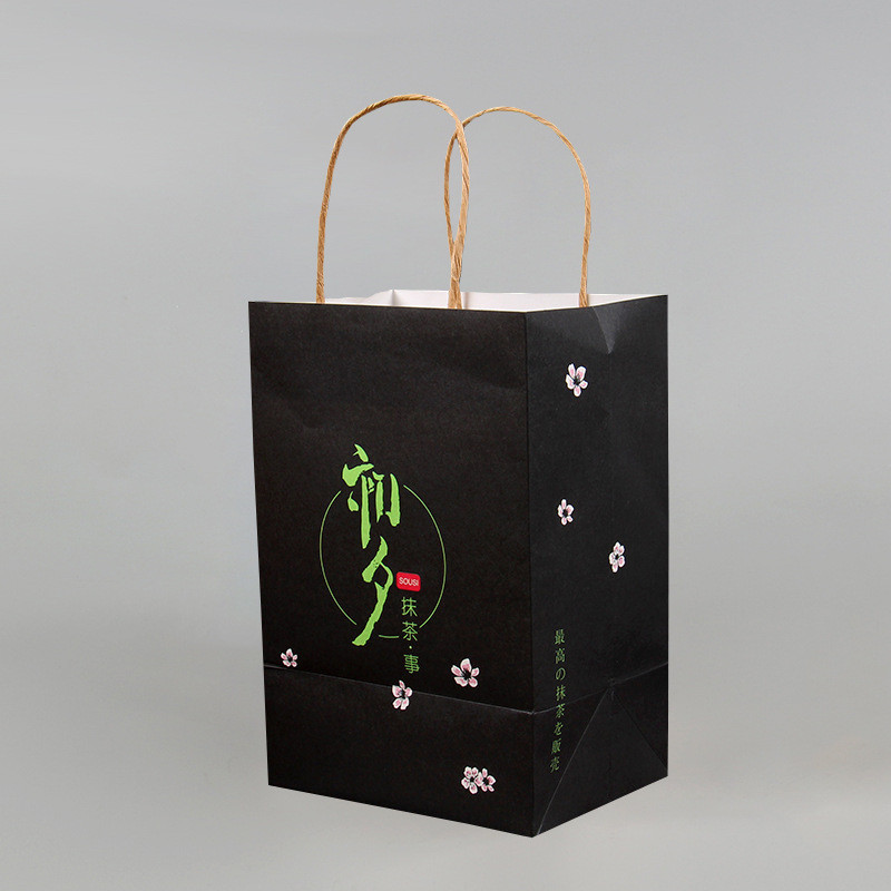 Coffee shop kraft paper bag