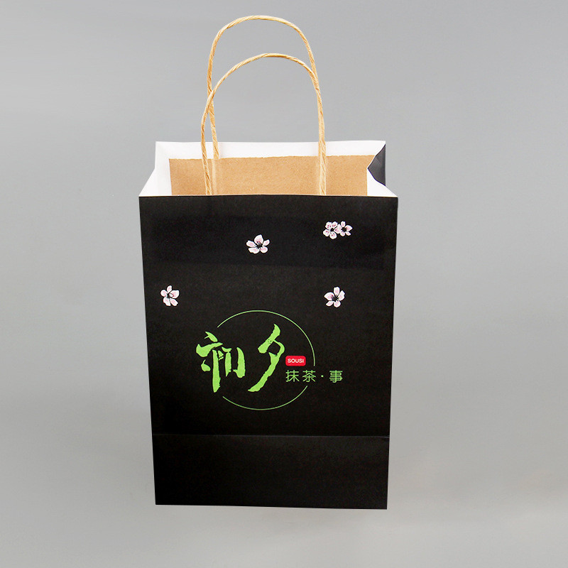 Coffee shop kraft paper bag