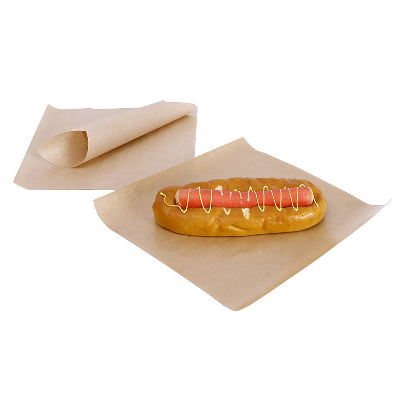 Food grade greaseproof sandwich Burger packaging Kraft paper