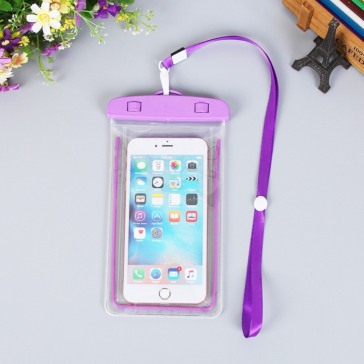 Pvc mobile phone waterproof bag wholesale