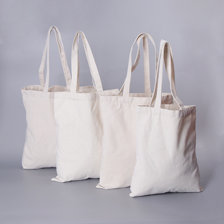 wholesale blank canvas cotton tote bags with personalize logo