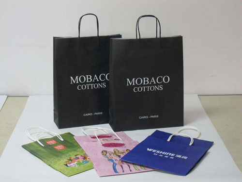 How to improve the gloss of the paper bag during the printing process.