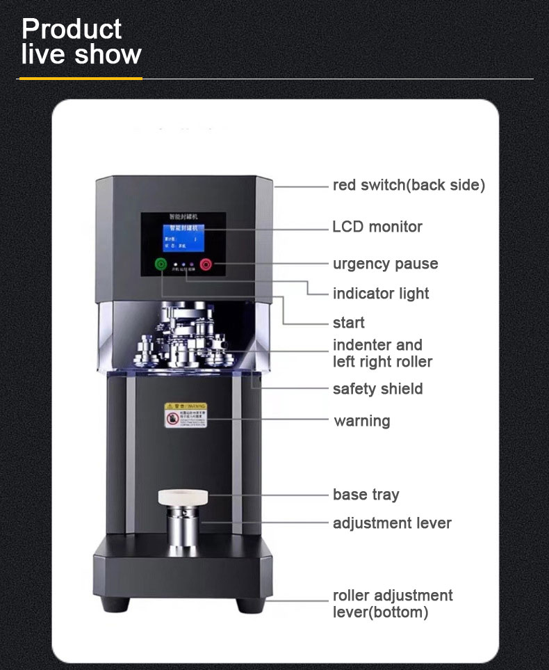 Semi-automatic-Pet-Plastic-Can-Sealer