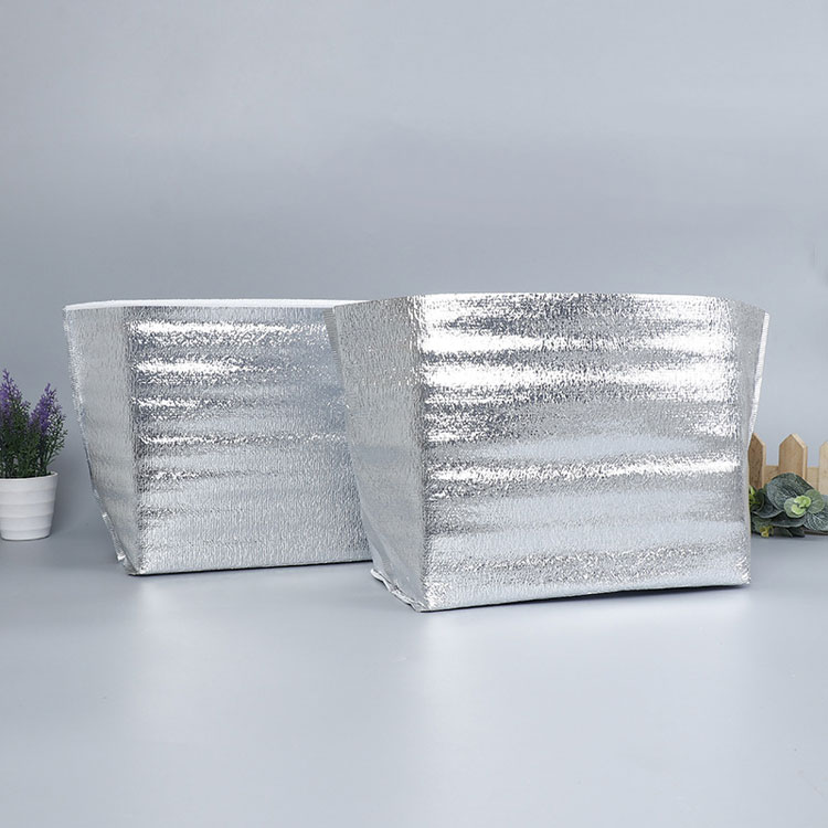 Aluminum foil square bottom solid fresh seafood insulated ice pack