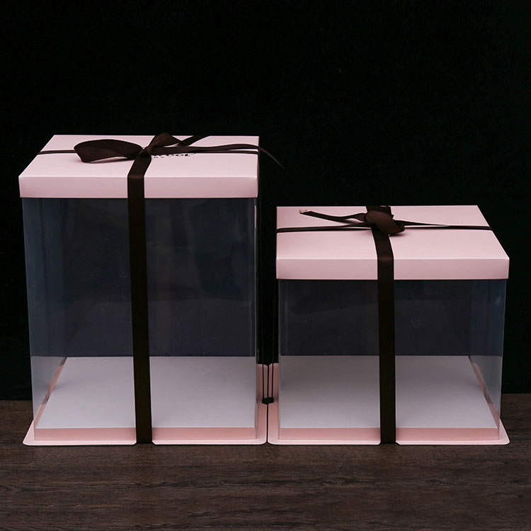 Custom Wholesale Transparent Cake Box