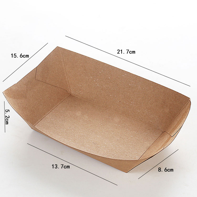 Oil-proof kraft paper tray wholesale