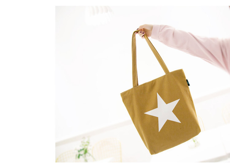 Pentagram pattern trend canvas bag canvas bag