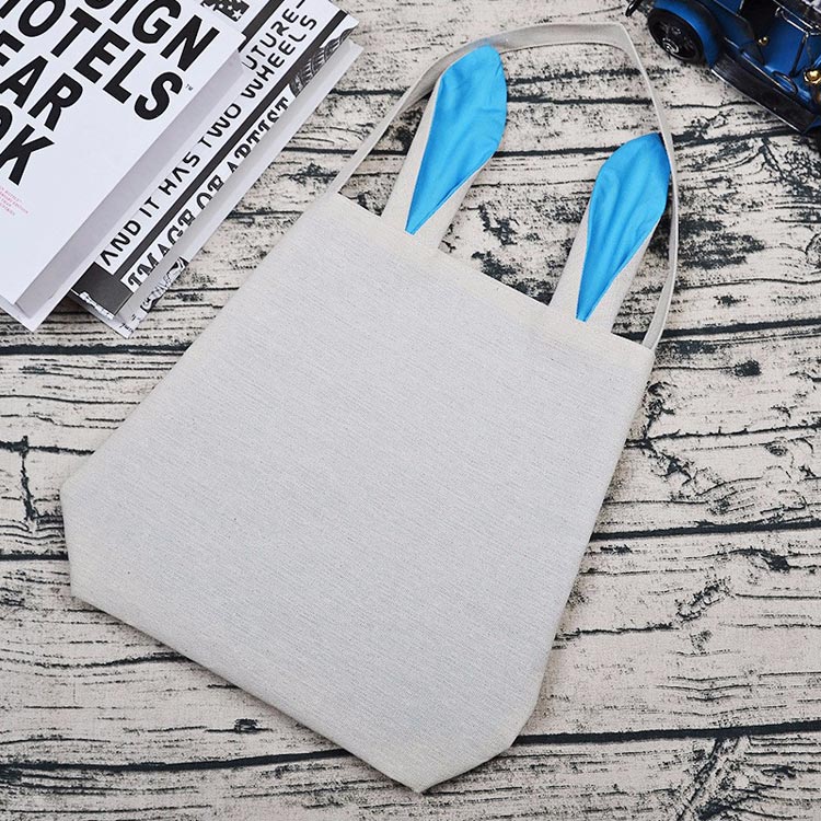 Rabbit ears cotton linen bag