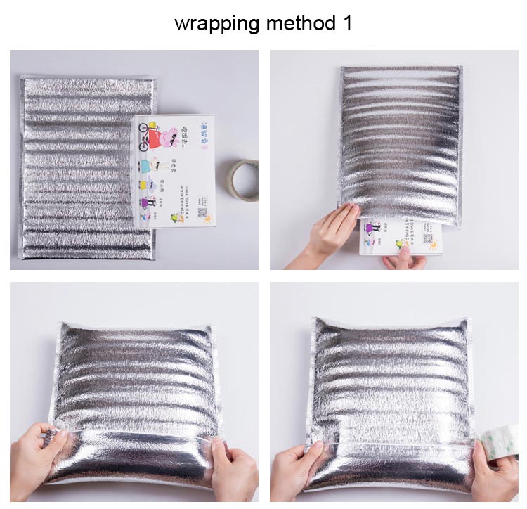 Takeaway food seafood rare aluminum foil bead cotton insulation package