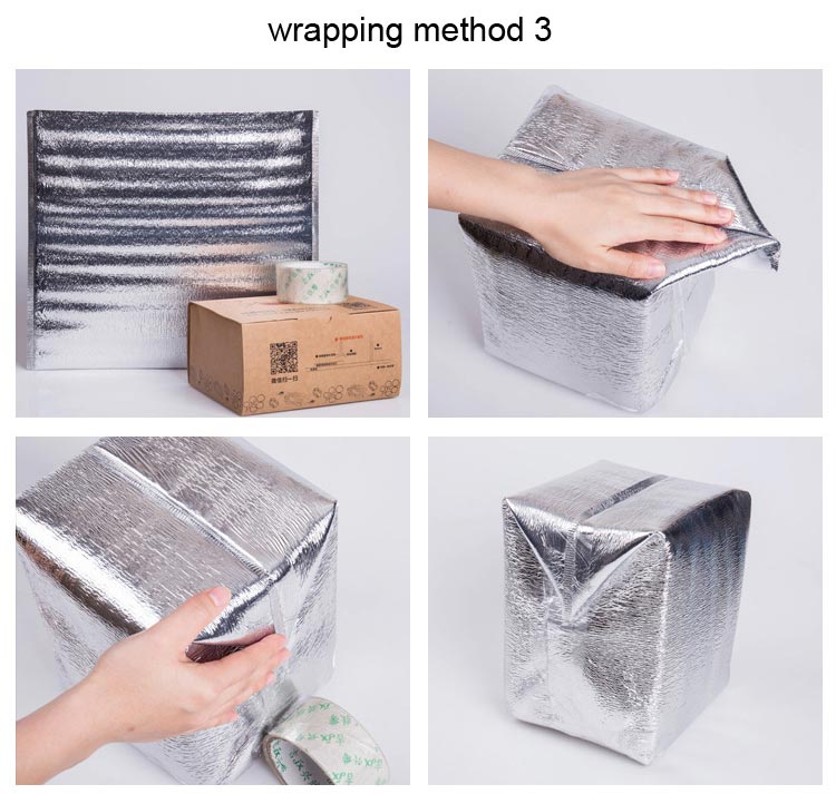 Takeaway food seafood rare aluminum foil bead cotton insulation package