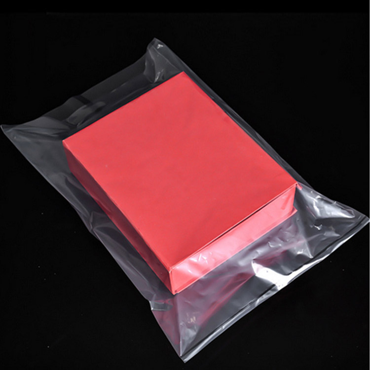 Transparent thick pe packaging bag flat plastic bag