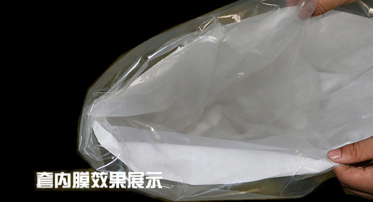 Transparent thick pe packaging bag flat plastic bag